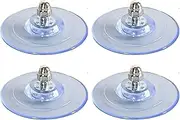 Suction Cups For Cat Window Perch, Heavy Duty Suction Cups For Window Cat Bed, 4pcs Strong Adhesive Replacement Suction Cup With Screw For Foldable And Cordless Cat Window Hammock Seat
