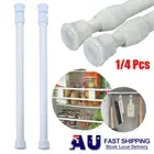 4X Caravan Motorhome Cupboard Fridge Shelf Telescopic Expanding Bars White HI