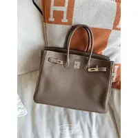 在飛比找蝦皮購物優惠-二手精品 Hermes 愛馬仕 Birkin35 大象灰Et