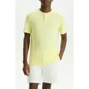 Theory Gaskell Solid Henley in Citrus at Nordstrom, Size Small