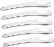 [Healeved] 5-piece Set Metal Beauty Scoops Mini Makeup Spoons for Eye Cream Facial Cream