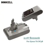 21.6v 6000mah Battery "compatible with" Dyson V6 Li-ion Vacuum Cleaner