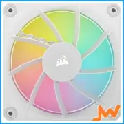 Corsair LX120 120mm RGB PWM Single Case Fan - White