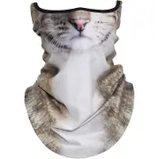 Nevenka 3D Animal Ski Neck Balaclava Anti-UV Windproof Face Mask Scarf for Halloween Cycling-9