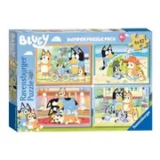 4x42pc Bluey Ravensburger Gotta Be Done Jigsaw Puzzle Set Kids/Children Toy 4y+