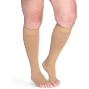 Sigvaris Secure Knee High 30-40 mmHg, Open Toe Compression Support