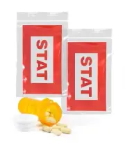1000 Redstat Bags Clear 6x9 Zip Locked Printed Bags 2 mil