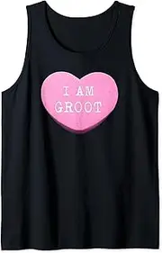 [Marvel] Valentines Day I Am Groot Candy Heart Tank Top