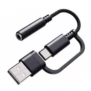USB Type C to 3.5mm AUX Music Cable Adapter For Headphone Headset Speaker