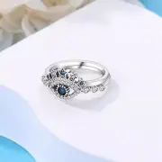 Evil Eye Luck Ring 925 Sterling Silver Ring