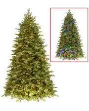 National Tree Company 7.5ft Feel Real Princeton Fraser Fir Tree with Lights