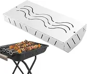 Barbecue Smoker Box, BBQ Smoker Box Tray Stainless Steel, Charcoal Holder for Outdoor Grill Meat Food Barbecue, Lid Design, Add Smoked BBQ Flavor