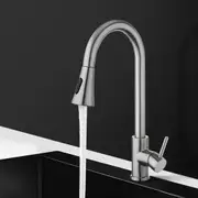 ACA 2 modes Pull Out Kitchen Tap Mixer Tap Laundry Sink Swivel Spout Faucet Brushed