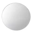 E Style Coco 100cm Iron/MDF Round Wall Mirror Hanging Home Room Decor White