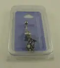 Body Jewelry belly button naval ring piercing navel Dangle moon star crystal