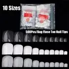 Supply Artificial Short Nails Nail Art Cover Toe False Nails Acrylic Nail Tips