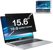 ZOEGAA 15.6 Inch Laptop Privacy Screen,Compatible with Lenovo ThinkPad HP Dell Xps Samsung Asus Acer brands,Removable 16:9 Widescreen Display laptop privacy screen 15.6 inch
