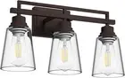 Vanity Light for Bathroom - 3-Light Wall Sconce Lighting in Oil Rubbed Bronze Fi