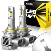 AUXITO HIR2 9012 LED Headlight Bulbs Conversion Kit High Low Beam White CANBUS J (for: Jaguar)