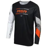 MSR 213-663-0025 Axxis Proto Jersey Small Black/White/Orange