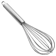 Indian Traditional Stainless Steel Utensil Balloon Shape Egg Beater For Kitchen