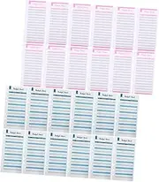 SEWACC Organize Finances Refill 24pcs Budget Planner Cards Lightweight Practical