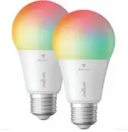 SENGLED - SMART WI-FI LED A19 BULB (2-PACK) - MULTICOLOR