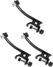 Drum Microphone Shockproof Clip Metal Construction Adjustable C-Clamp Rim Mount