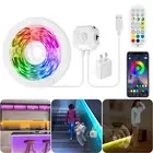 9.8Ft RGB LED Strip Lights, Motion Sensor Under Bed Lights, Indoor Usage, USB...