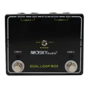 Mosky Audio Dual Loop Box Dual Reverse Looper Guitar Effect Pedal CA