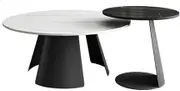 Coffee Table Living Room Table Coffee Table Black Space Saving Furniture Coffee Table Set Center Table for Living Room Furniture(C)
