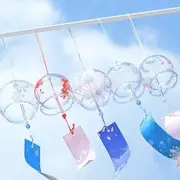 Sakura Print Glass Wind Chime 19 - One Size