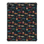 iPad Pro 12.9-inch (5th/6th gen) iPad Impact Case Pattern Fishing Salmon Trout Fishing Bait Hat Bear
