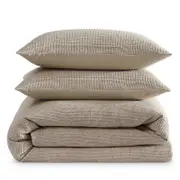 Calvin Klein Microwaffle Melange 3 Piece Comforter Set, King