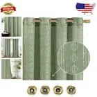 90 Inch Light-Filtering Boho Curtains - Chic Geometric Design for Any Room
