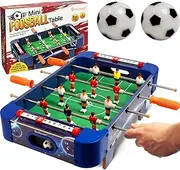 Mini Foosball Table for Kids and Adults – 21-Inch Mini Soccer Game, Mini Soccer Table Game for Family Game Nights