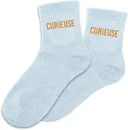 [STC] Curious Sequin Socks, Multi-Colour, Medium, multicoloured, Medium
