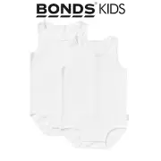 Bonds 2 Pack Wonderbodies Baby Infant Singletsuit Bodysuit Wondersuit Tank BY4VA