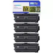 4PK Black CF360A 508A Toner for HP Color LaserJet Enterprise MFP M577dn M553dn