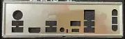 For ASRock Z690 Phantom Gaming 4 Motherboar Backplate I/O Shield