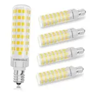 E12 LED Bulb Dimmable,10W Candelabra Light LED Bulbs 100w Daylight White -5pcs