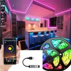 Bluetooth APP Music USB LED Strip Light 5050 RGB Atmosphere TV PC Monitor Light