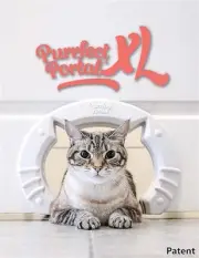 Purrfect Portal, Cat Door. Give your cat the freedom they deserve! Meow Manor
