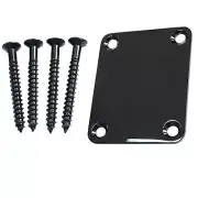 Placa de mástil de guitarra eléctrica, junta de mástil de guitarra con tornillos
