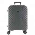 Pierre Cardin 4 Wheel Cabin Hard-Shell Lock Suitcase Travel Luggage 54cm Grey