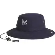 NWT Mission Cooling Bucket Hat Adult OS Navy Blue UPF 50 Lightweight Embroidered
