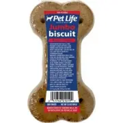 Pet Life Super Single Jumbo Biscuit 3.5 Oz; Bacon
