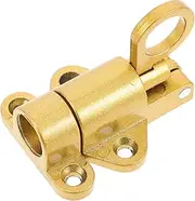 GRADENEVE Aluminum Alloy Pin Spring Door Lock Spring Ball Door Latch Self Closing Latches Spring Door Latch Automatic Door Bolts Self-Closing Latch Mechanism Garage Door Bolt Golden