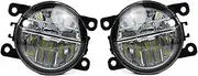 Fog Light Assemblies For Opel For Astra H G Mk5 For VXR 2004 2005 2006 2007 2008 2009 2010 Fog Lamp Assembly Front Bumper Anti Fog Light Fog Lights Assembly(Pair White LED-B)