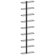 Wall Wine Rack Bottle Holder for 9 Bottles Wall Mounted Wine Storage vidaXL